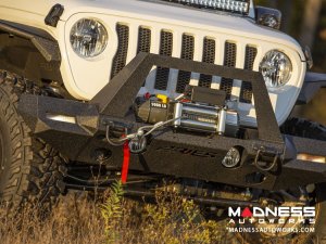 Jeep Wrangler JL Trailchaser Front Aluminum Bumper w/ Aluminum Fender Flares - Option 9 - Aluminum